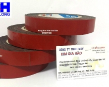 BĂNG KEO 2 MẶT XỐP MÀNG ĐỎ 
