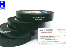BĂNG KEO 2 MẶT XỐP MÀNG XANH